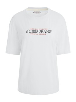 GUESS: Белая футболка 