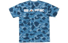 A BATHING APE: Синяя футболка 