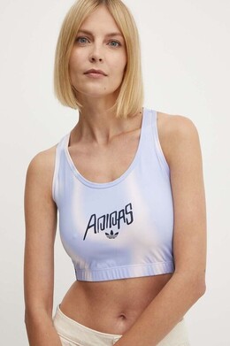 Adidas Originals: Фиолетовый топ 
