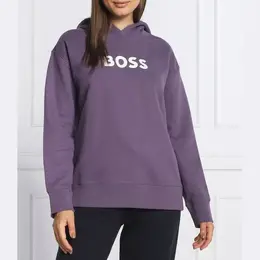 BOSS: Фиолетовая толстовка 