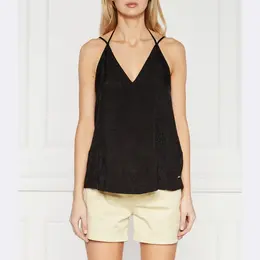 Armani Exchange: Чёрный топ 