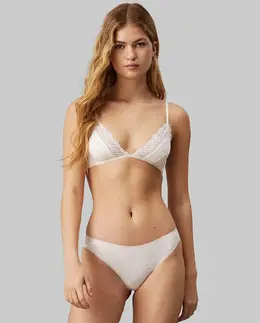 Calvin Klein: Бежевые трусы 
