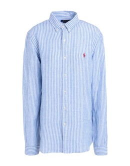 Polo Ralph Lauren: Голубая рубашка 