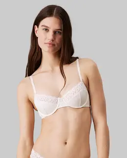 Calvin Klein: Бежевый бюстгальтер 