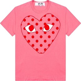 Comme Des Garçons Play: Футболка в горошек 
