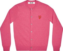 Comme Des Garçons Play: Кардиган  Double Heart из шерсти