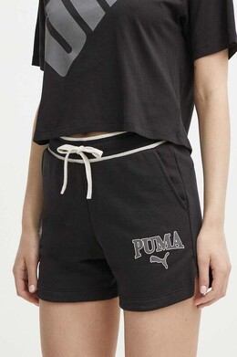 PUMA: Чёрные шорты 