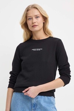 Armani Exchange: Чёрная толстовка 