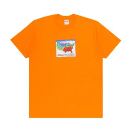 Supreme: Оранжевая футболка 