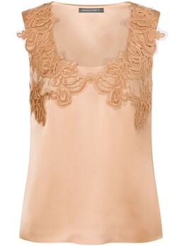 Alberta Ferretti: Атласный топ 