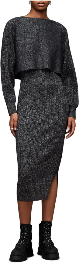 Allsaints: Чёрное платье 