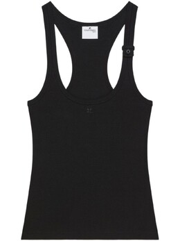 Courreges: Чёрный топ 