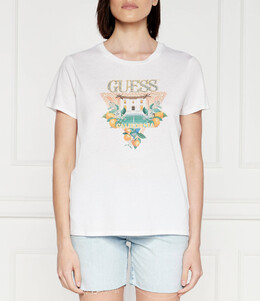 GUESS: Белая футболка 
