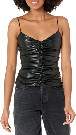 7 For All Mankind: Кожаный топ 