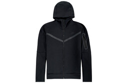 Nike: Толстовка  Tech Fleece с капюшоном