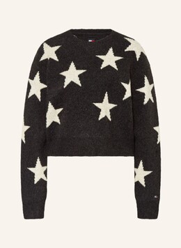 Tommy Jeans: Чёрный свитер 