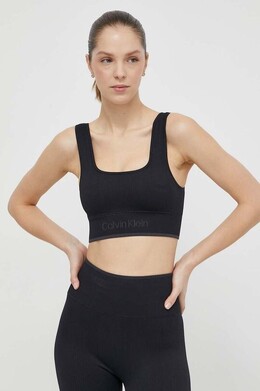 Calvin Klein Performance: Чёрный бюстгальтер 
