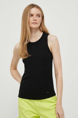 Tommy Hilfiger: Чёрный топ 