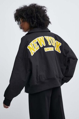 DKNY: Чёрная куртка 