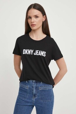 DKNY: Чёрная футболка 