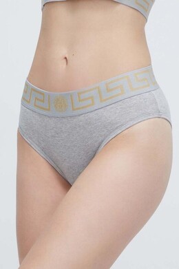 Versace: Серые трусы 