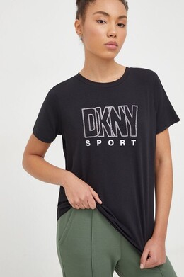 DKNY: Чёрная футболка 