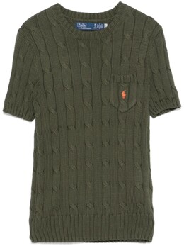 Polo Ralph Lauren: Зелёная футболка 