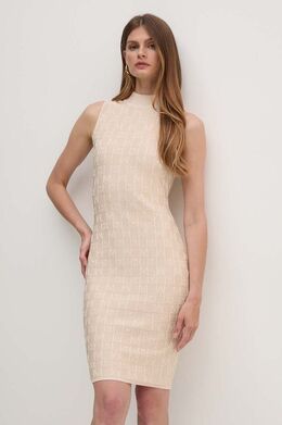Marciano Guess: Бежевое платье 