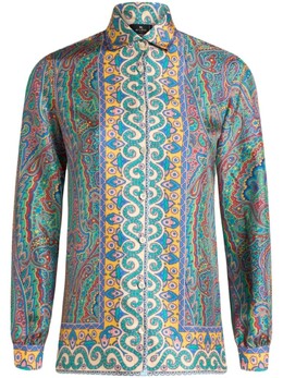 Etro: Шёлковая рубашка 