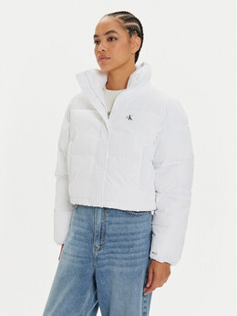 Calvin Klein Jeans: Белый пуховик 
