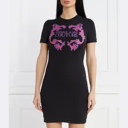 Versace: Чёрное платье 