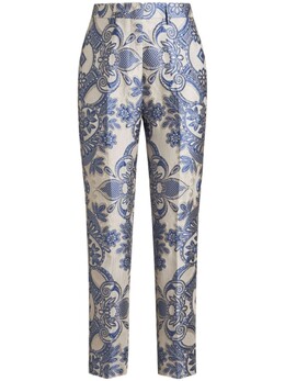 Etro: Жаккардовые брюки 