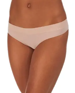 DKNY: Бежевые трусы 