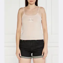 Calvin Klein: Розовый топ 