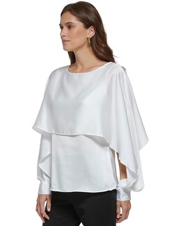DKNY: Топ с длинным рукавом 