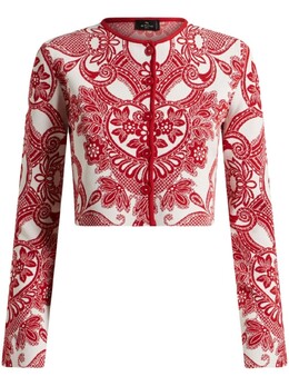 Etro: Двухцветный кардиган 