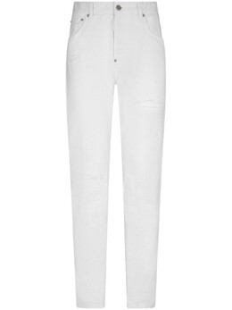 Dsquared2: Белые джинсы  Skater