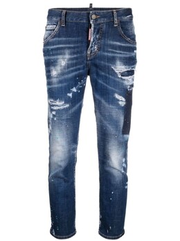 Dsquared2: Синие джинсы 