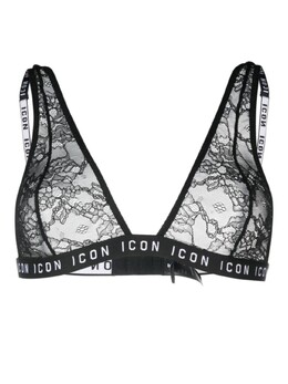 Dsquared2: Чёрный бюстгальтер  Icon