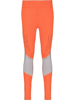Adidas: Оранжевые легинсы 