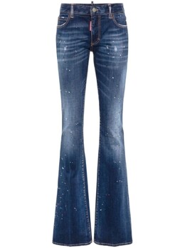 Dsquared2: Расклешённые джинсы  Twiggy