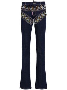 Dsquared2: Расклешённые джинсы 