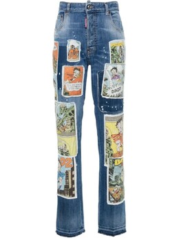 Dsquared2: Прямые джинсы 