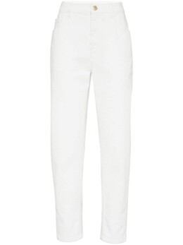 Brunello Cucinelli: Зауженные джинсы  Monili