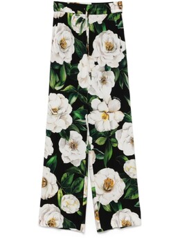 Dolce & Gabbana: Брюки с принтом 