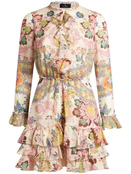 Etro: Короткое платье 