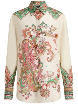 Etro: Рубашка с принтом 