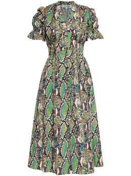 DVF Diane von Furstenberg: Зелёное платье 