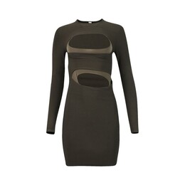 Dion Lee: Короткое платье  Double Hosiery