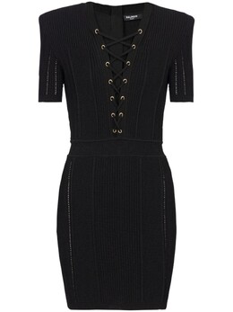 Balmain: Короткое платье 